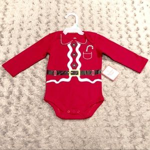New! Cute baby holiday Santa onesie 6-9m size